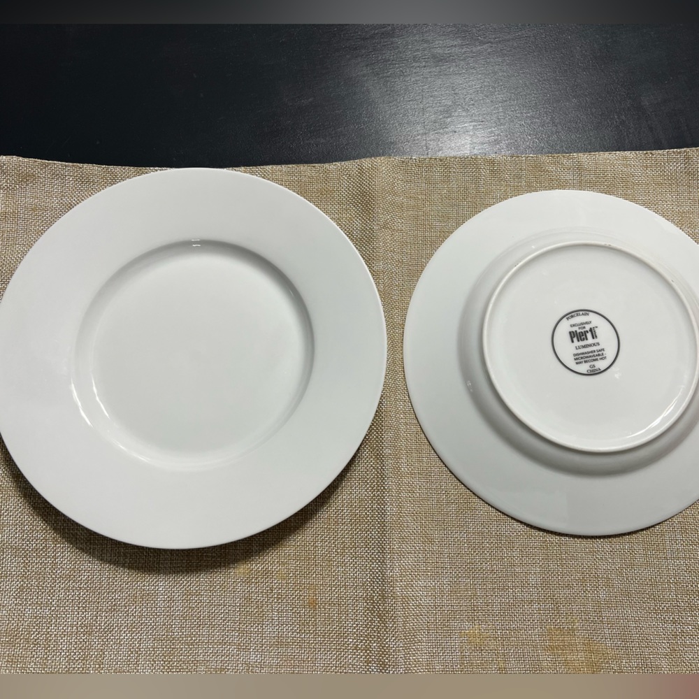 Set of 6 salad glass plates from Pier1